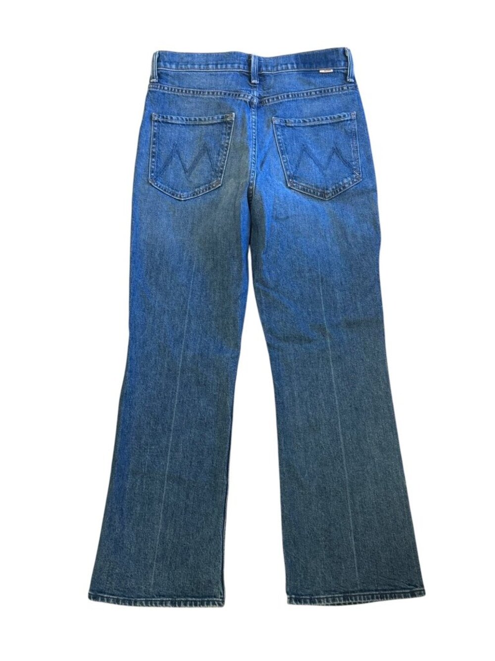 MOTHER The Scooter High Rise Ankle Bootcut Jeans It's A Small World Size 27 - Picture 12 of 16